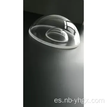 Lente domo de 8&quot; de diámetro con revestimiento antirreflectante